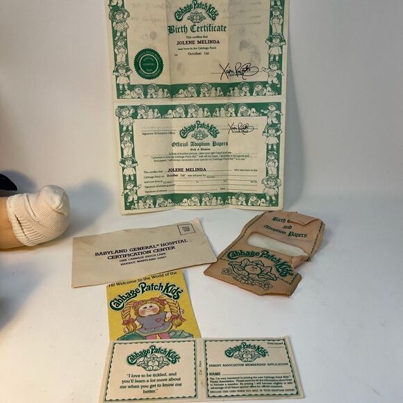 Cabbage Patch Kids, Jolene Melinda, with adoption certificate - Picture 4 of 7